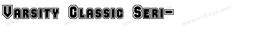 Varsity Classic Seri字体转换